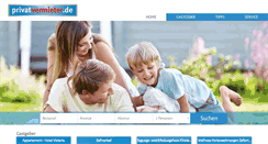 Desktop Screenshot of privatvermieter.de