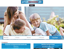 Tablet Screenshot of privatvermieter.de